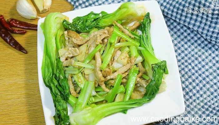 肉丝炒芥蓝的做法 肉丝炒芥蓝怎么做