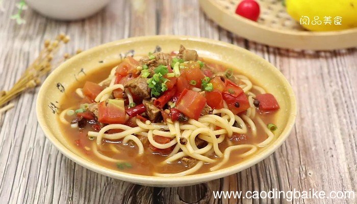 牛肉面的做法牛肉面的做法