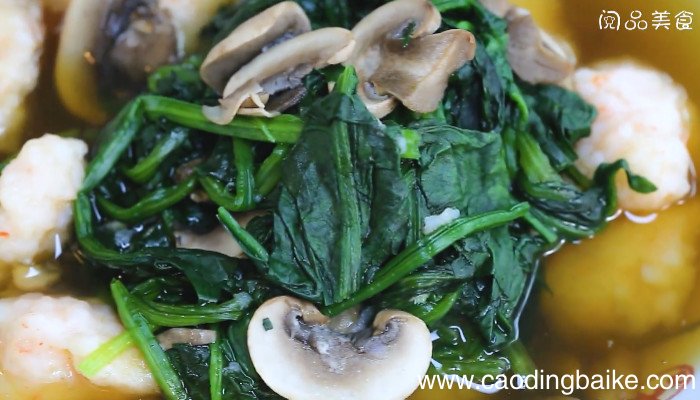 虾滑菠菜汤的做法 虾滑菠菜汤怎么做