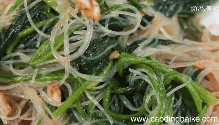 粉丝拌菠菜做法粉丝拌菠菜怎么做