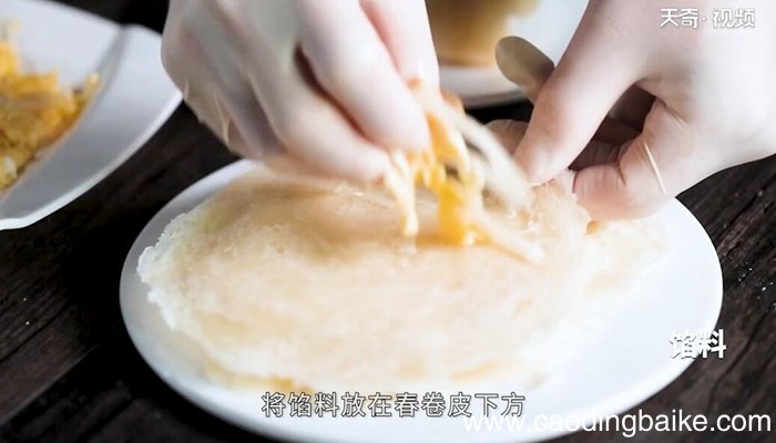 素春卷的做法 素春卷怎么做