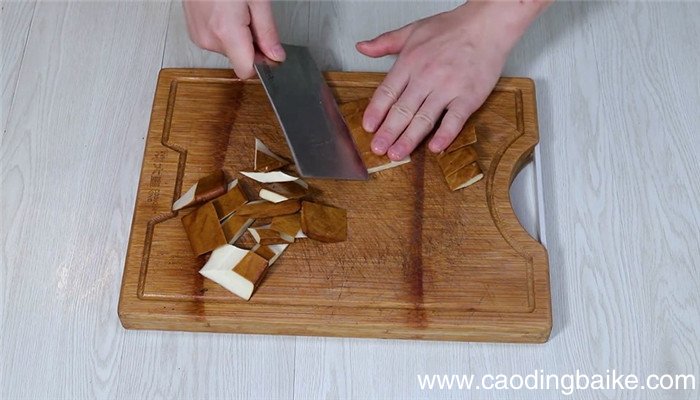 肉片豆干炒芥兰的做法 肉片豆干炒芥兰怎么做