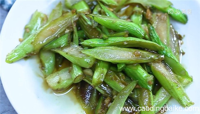 蒜蓉芥兰片的做法 蒜蓉芥兰片怎么做