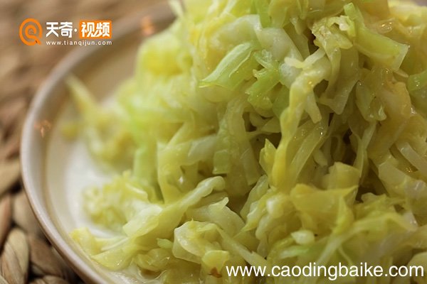 清炒白菜的做法