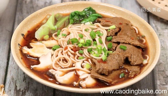 红烧牛肉面怎么做 红烧牛肉面怎么做好吃