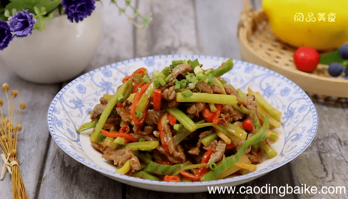 芹菜炒牛肉 芹菜炒牛肉的做法