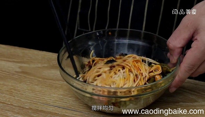 拌面的做法 拌面的做法