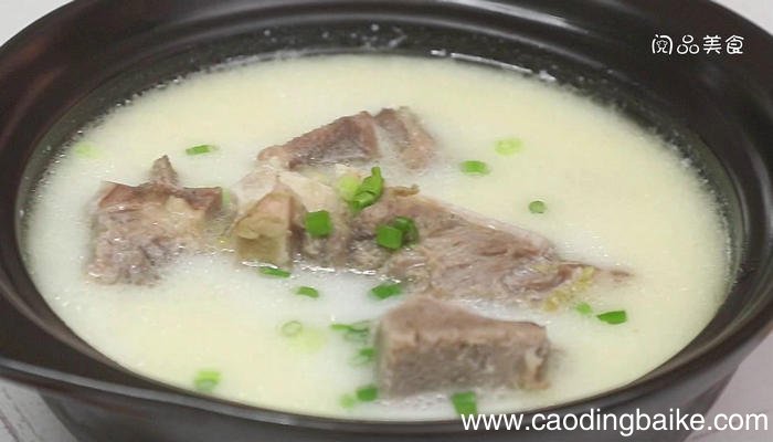 奶香牛骨汤的做法 奶香牛骨汤怎么做好吃
