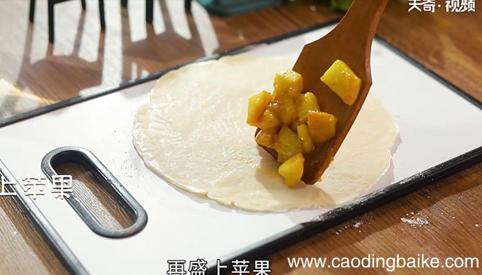 手抓饼苹果派的做法 手抓饼苹果派怎么做