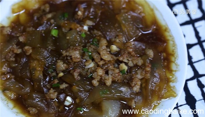 肉末粉皮的做法 肉末粉皮怎么做