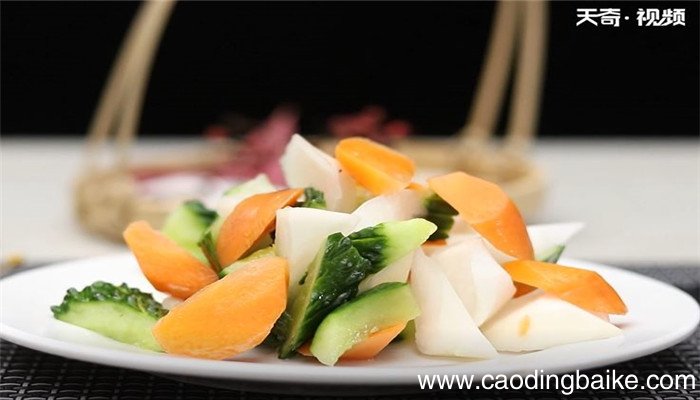 三色泡菜怎么做 三色泡菜的做法