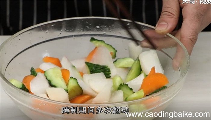 三色泡菜怎么做 三色泡菜的做法
