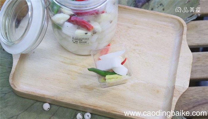 萝卜泡椒泡菜的做法怎么做 萝卜泡椒泡菜如何制作