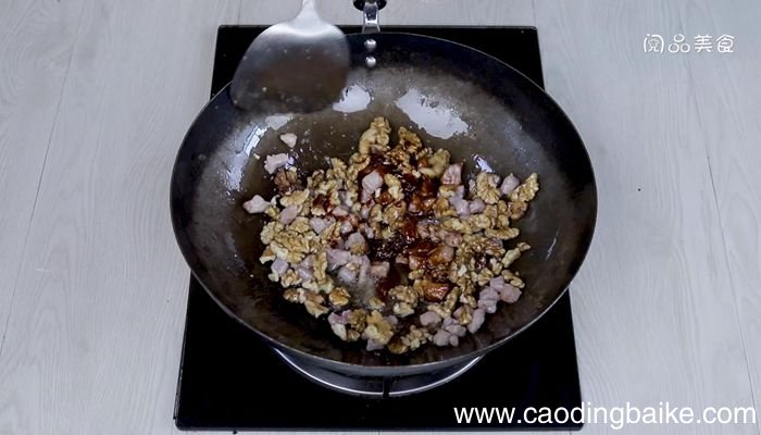 核桃炒肉丁怎么做核桃炒肉丁做法