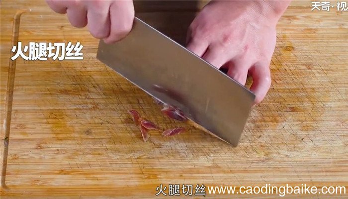 黄瓜炒火腿怎么做 黄瓜炒火腿的做法