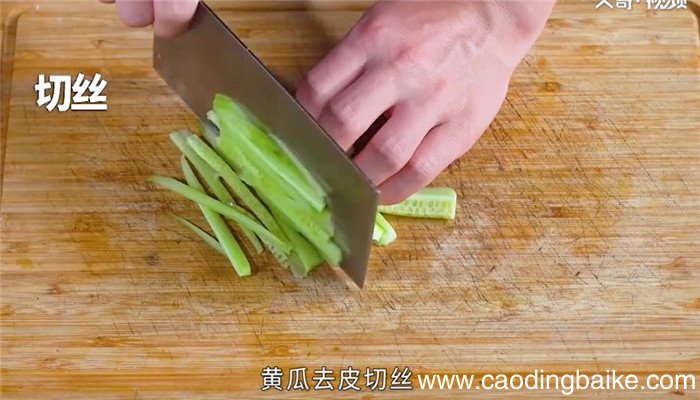 黄瓜炒火腿怎么做 黄瓜炒火腿的做法