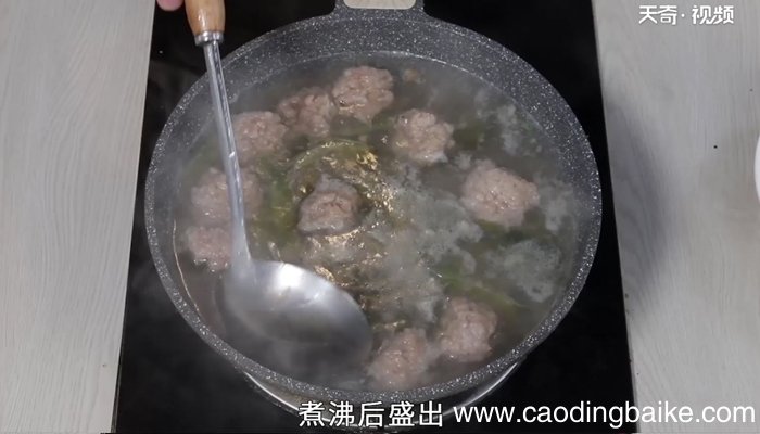 海带丸子汤的做法 海带丸子汤怎么做