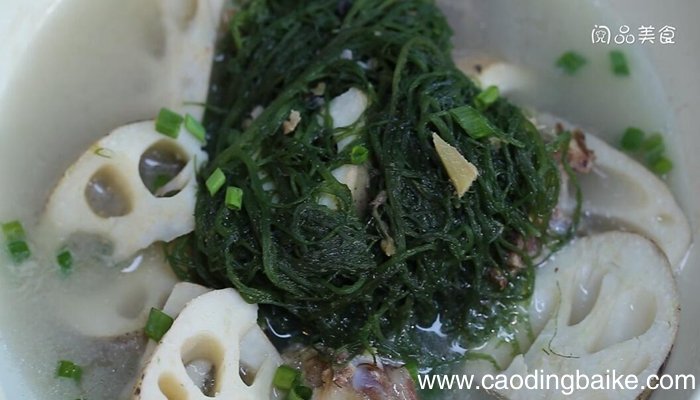 海藻莲藕排骨汤的做法 海藻莲藕排骨汤怎么做
