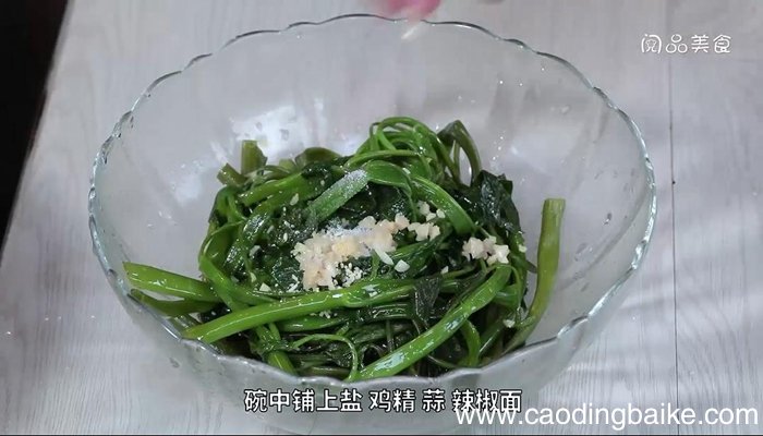 油泼空心菜的做法 油泼空心菜怎么做