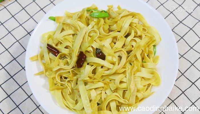 干煸豆腐皮怎么做 干煸豆腐皮的做法