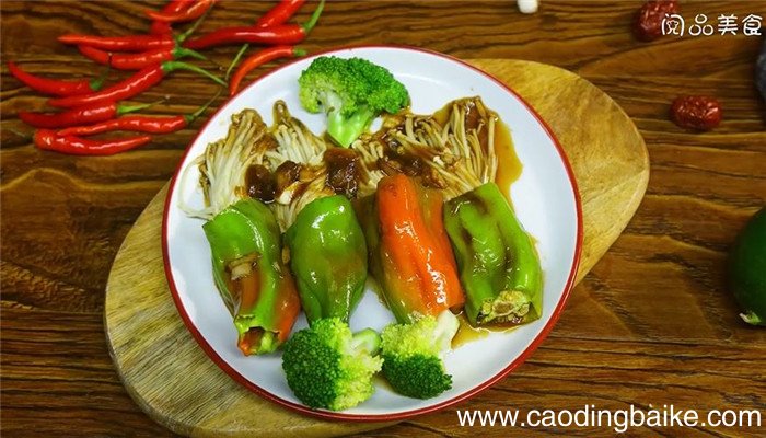 辣椒金针菇卷怎么做辣椒金针菇卷的做法