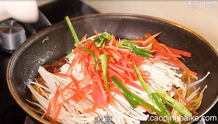 鱼香金针菇的做法 鱼香金针菇怎么做