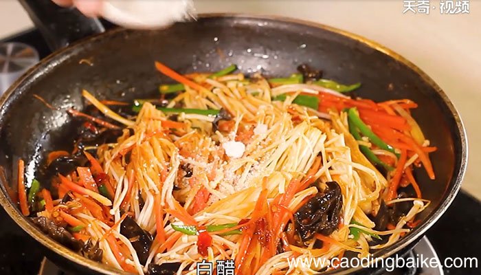 鱼香金针菇的做法 鱼香金针菇怎么做