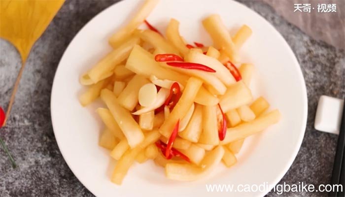 酱腌萝卜条的做法 酱腌萝卜条怎么做