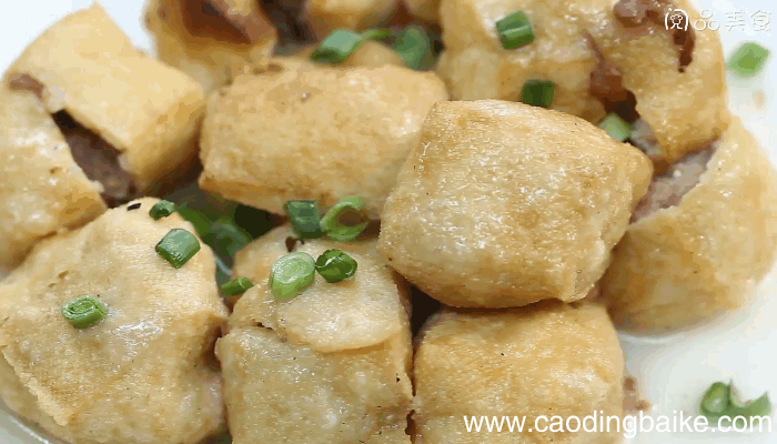 豆腐泡塞肉的做法，豆腐泡塞肉怎么做