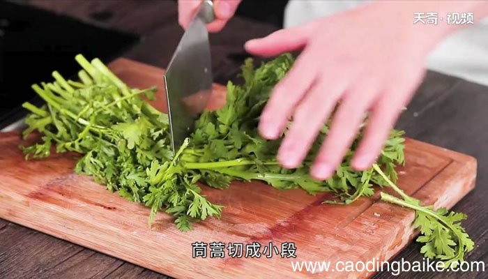 清蒸茼蒿怎么做 清蒸茼蒿