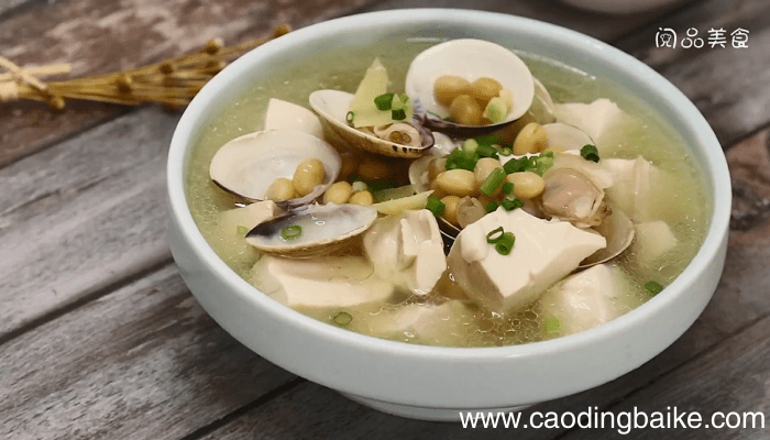 文蛤豆腐汤 文蛤豆腐汤的做法
