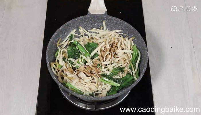 芥菜炒豆腐皮怎么做 芥菜炒豆腐皮的做法