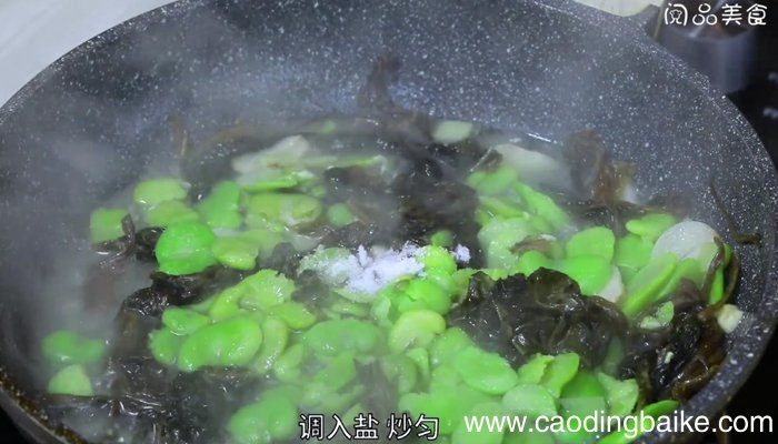 雪菜烧蚕豆 雪菜烧蚕豆的做法
