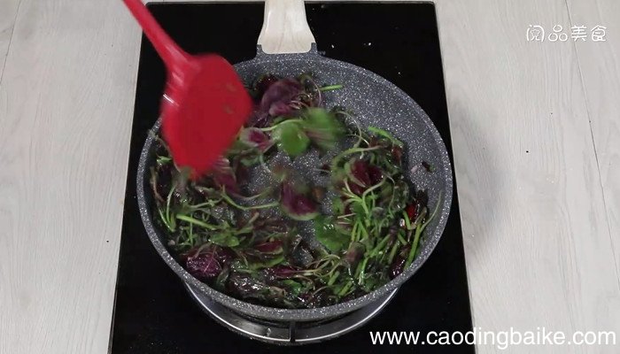 酸辣炒苋菜怎么做 酸辣炒苋菜的做法