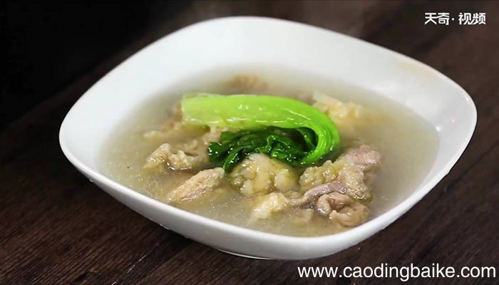滑肉汤怎么做 滑肉汤