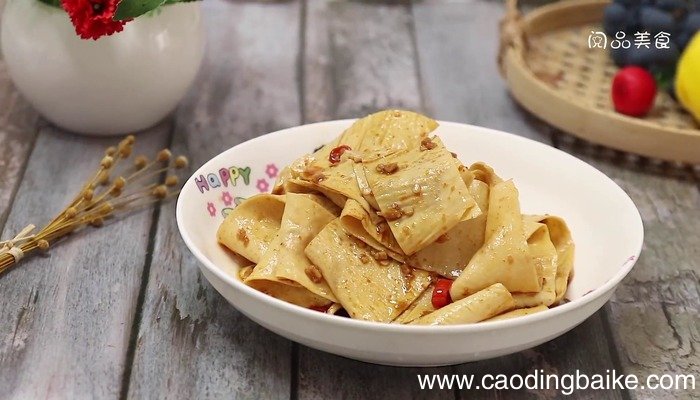 凉拌油豆皮的做法 凉拌油豆皮怎么做好吃