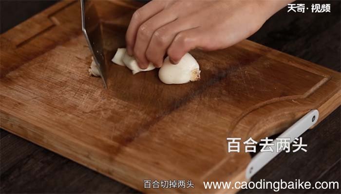 莴笋炒鲜百合的做法莴笋炒鲜百合怎么做