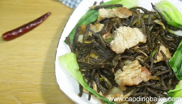 猪肉炒豆角干的做法 猪肉炒豆角干怎么做