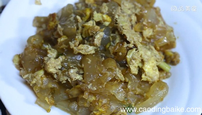 粉皮炒鸡蛋的做法 粉皮炒鸡蛋怎么做