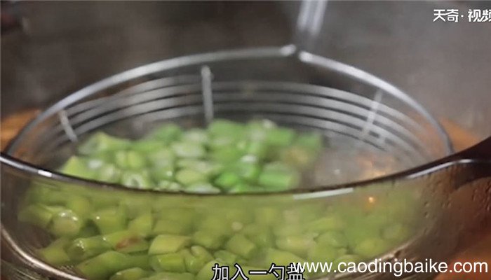 榄菜肉碎四季豆怎么做 榄菜肉碎四季豆的做法