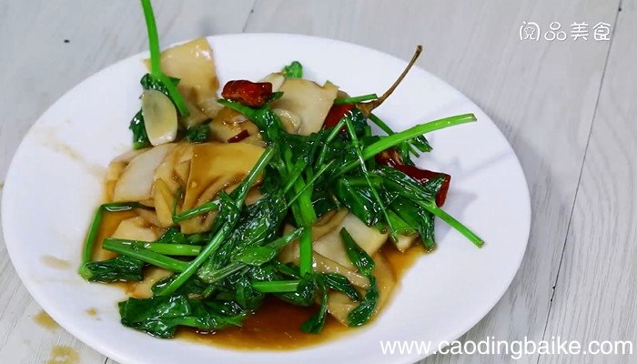 冬笋豌豆尖的做法 冬笋豌豆尖怎么做