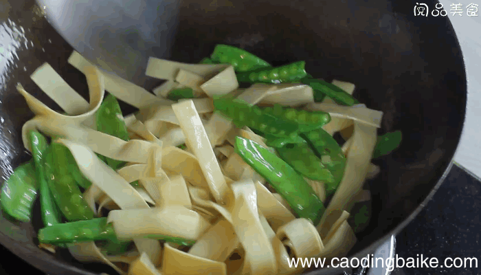 荷兰豆炒千张的做法，荷兰豆炒千张怎么做