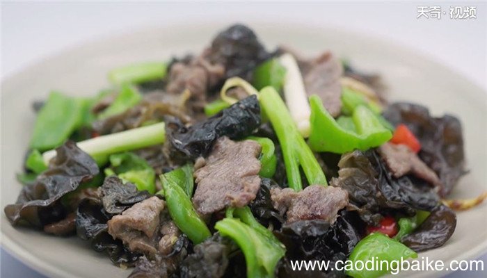 木耳炒牛肉怎么做 木耳炒牛肉的做法