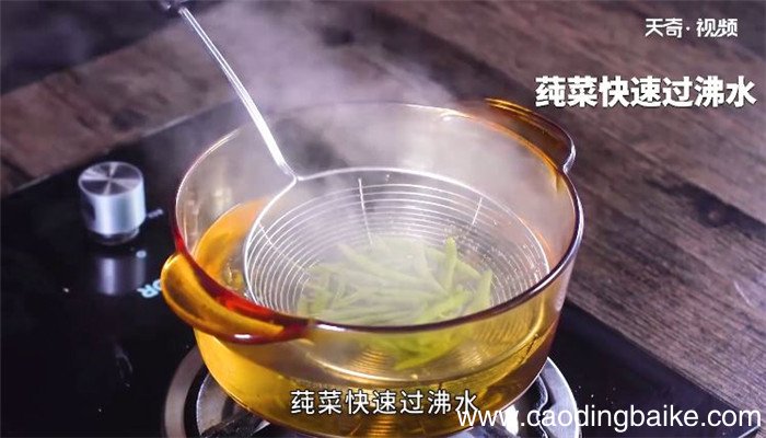 凉拌莼菜的做法 凉拌莼菜怎么做