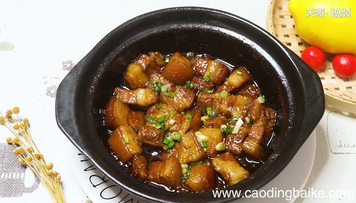 无油红烧肉的做法 无油红烧肉怎么做