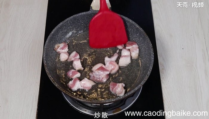 肉丁焖青豆 肉丁焖青豆的做法