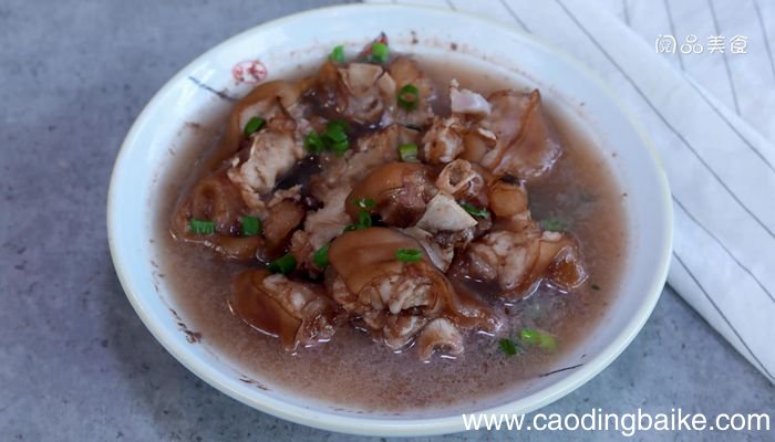 红豆炖猪脚怎么做，红豆炖猪脚做法