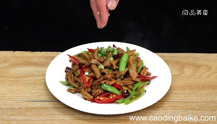 爆炒鸭肠 爆炒鸭肠