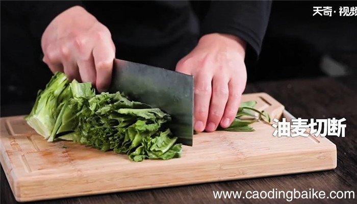 虾酱炒油麦菜怎么做 虾酱炒油麦菜的做法