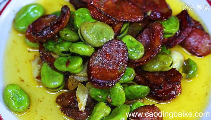香肠炒蚕豆怎么做 香肠炒蚕豆的做法